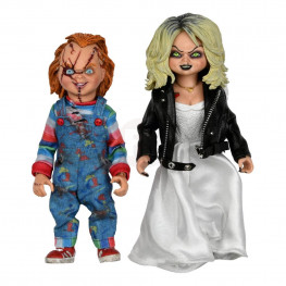 Bride of Chucky Clothed akčná figúrka 2-Pack Chucky & Tiffany 14 cm - Poškodené balenie !